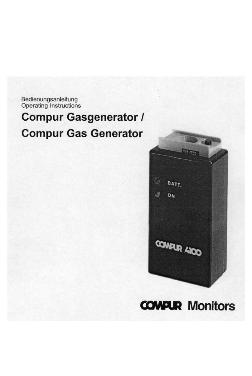 Compur Gas Generator User manual