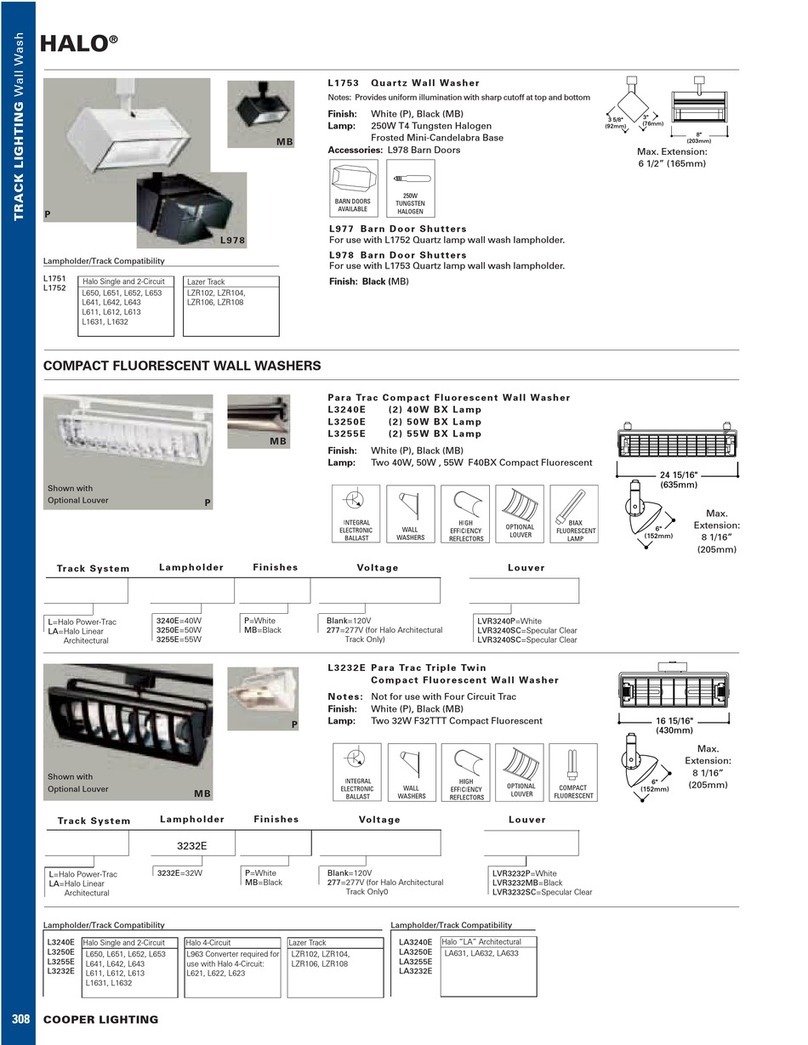 Cooper Lighting Halo L3240E Specification sheet