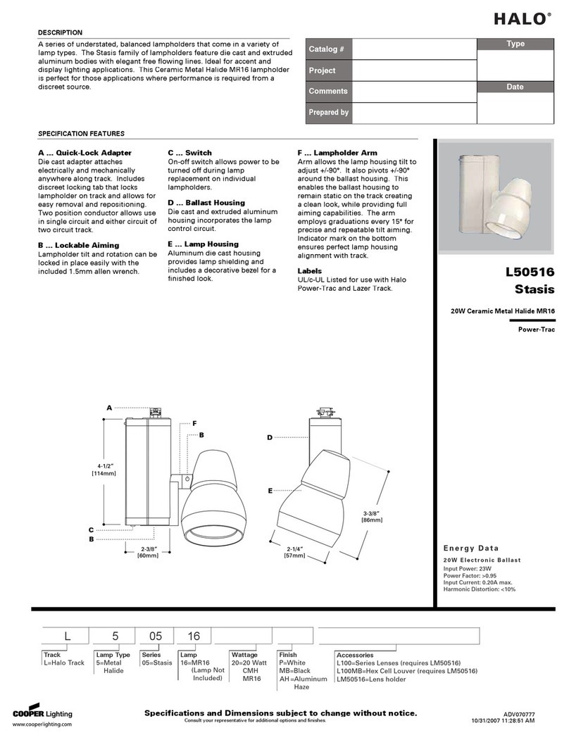 Cooper Lighting Halo L50516 specification