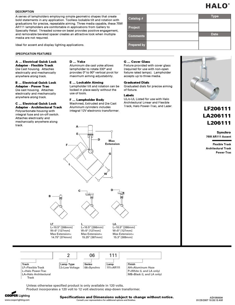 Cooper Lighting Halo L206111 specification