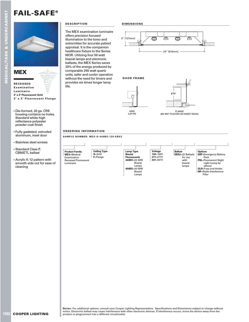 Cooper Lighting MAUI 1502 Specification sheet Cooper Lighting MAUI 1502 Specification sheet