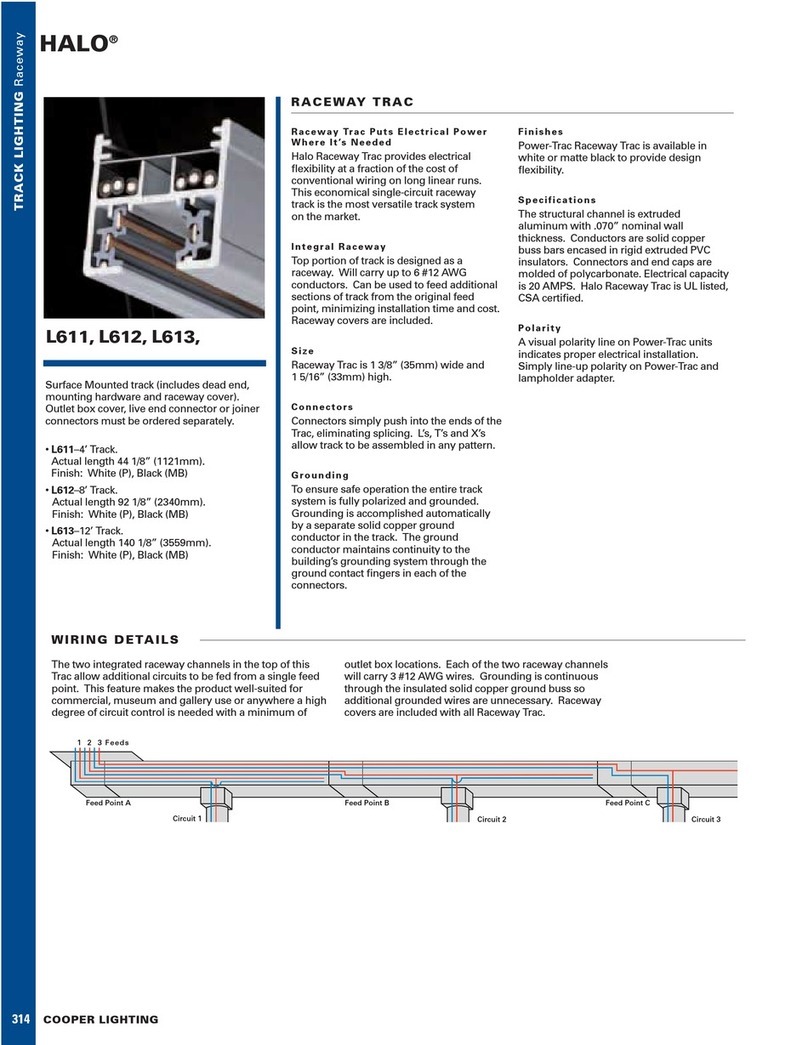 Cooper Lighting Halo L611 User manual Cooper Lighting Halo L611 User manual