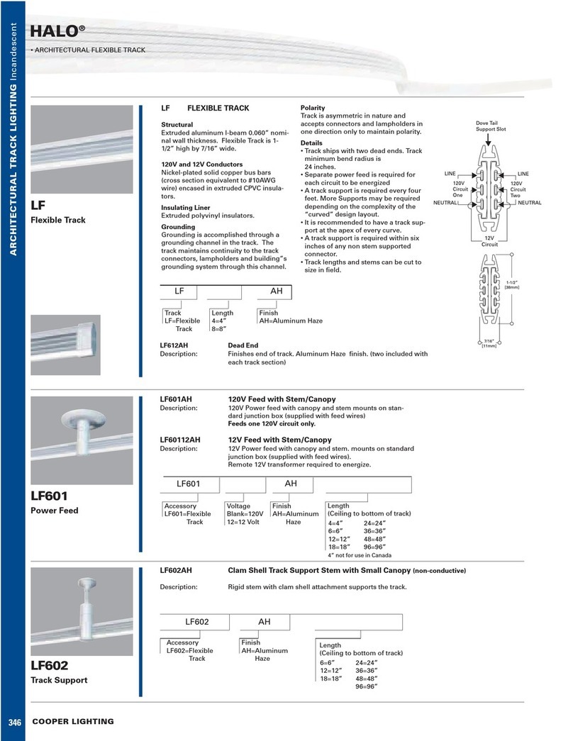 Cooper Lighting LF User manual
