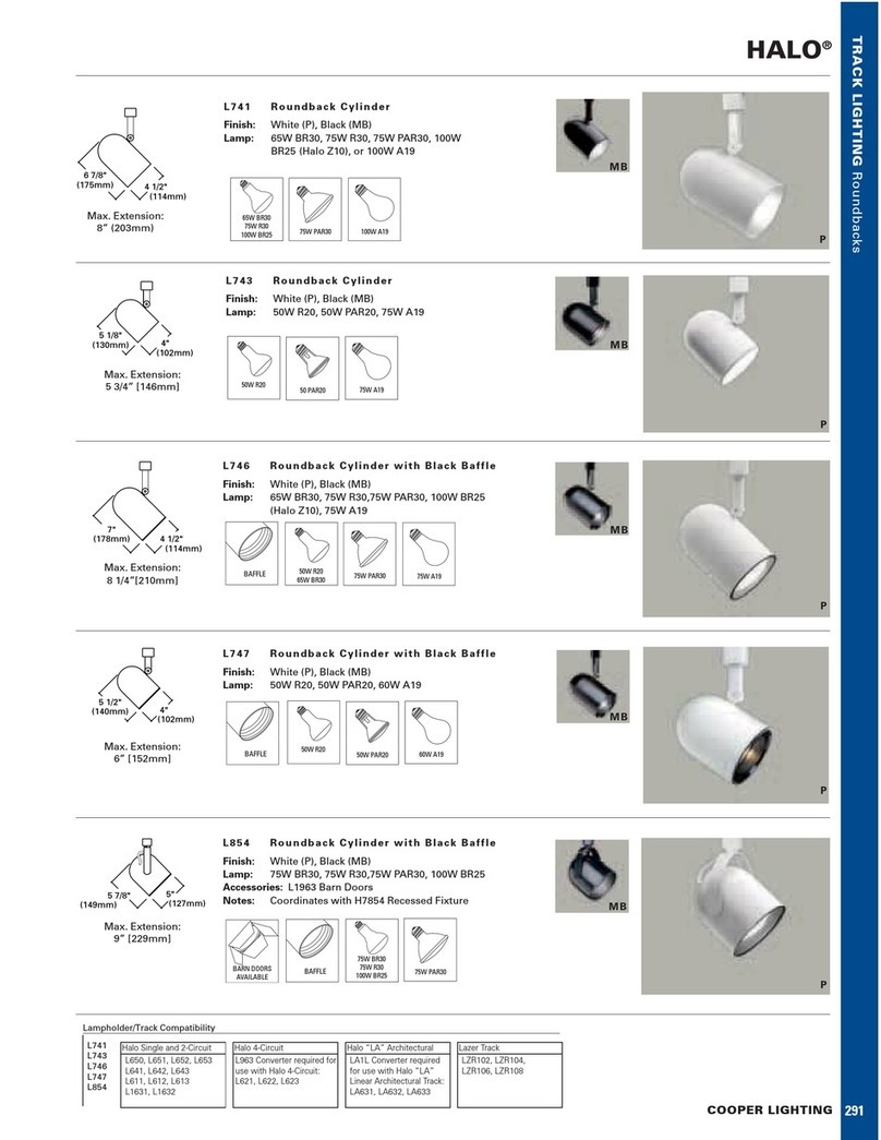 Cooper Lighting Halo L741 User manual