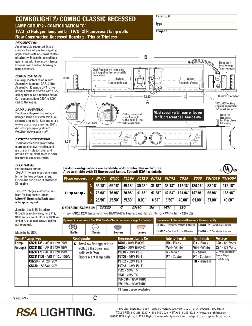 Cooper Lighting Cobolight CR2111100 installation manual