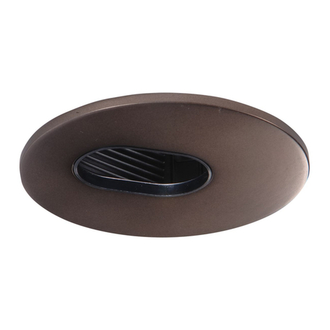 RSA Lighting Adjustable Slot Apeture Trim ACT-1685BK User manual