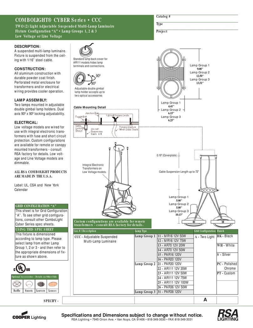 Cooper Lighting Cyber Series CCC Specifications