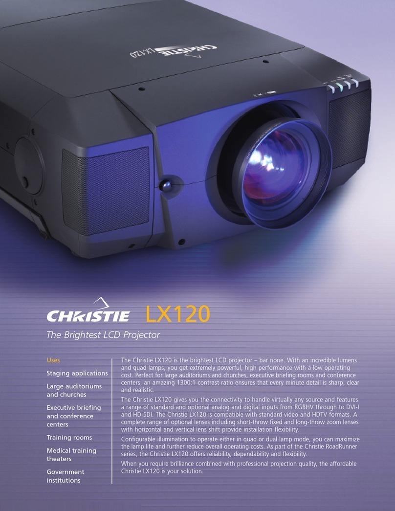 Christie Christie LX120 User manual