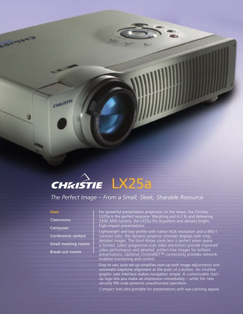 Christie Christie LX25a Specifications