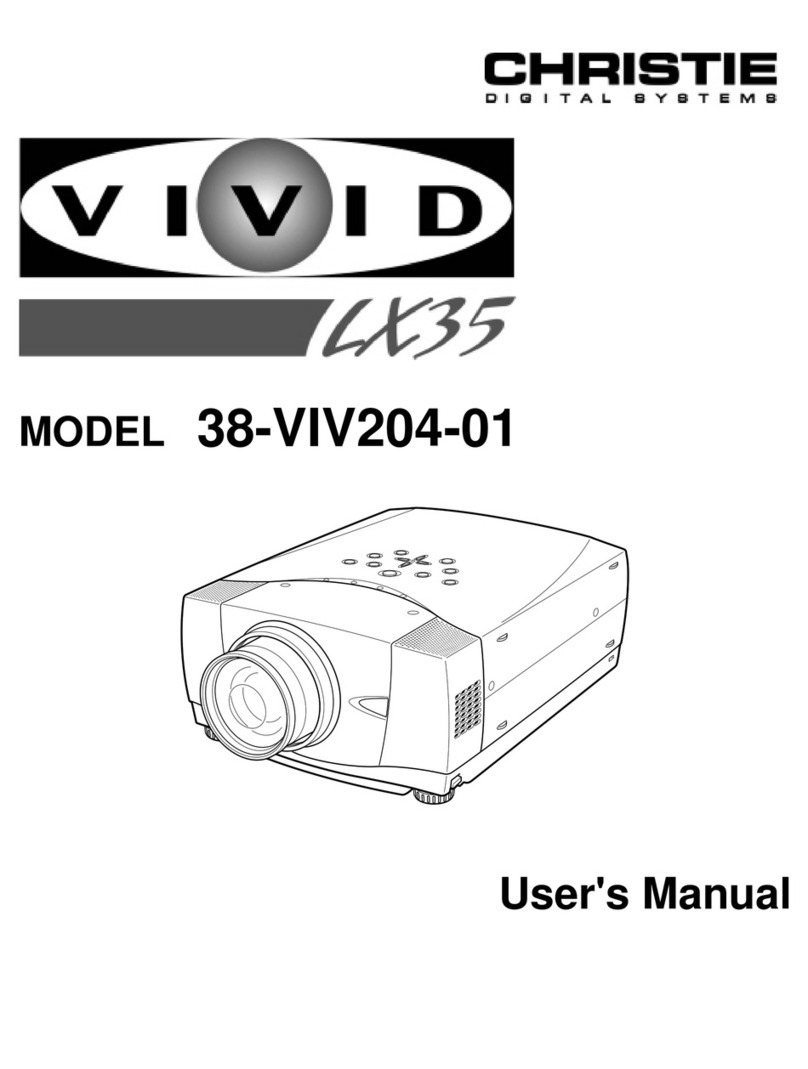 Christie 38-VIV204-01 user manual