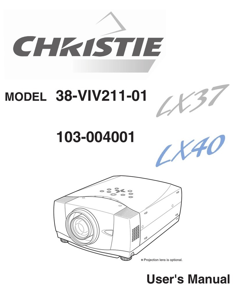 Christie 38-VIV211-01 user manual