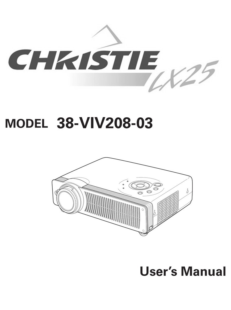 Christie 38-VIV208-03 user manual
