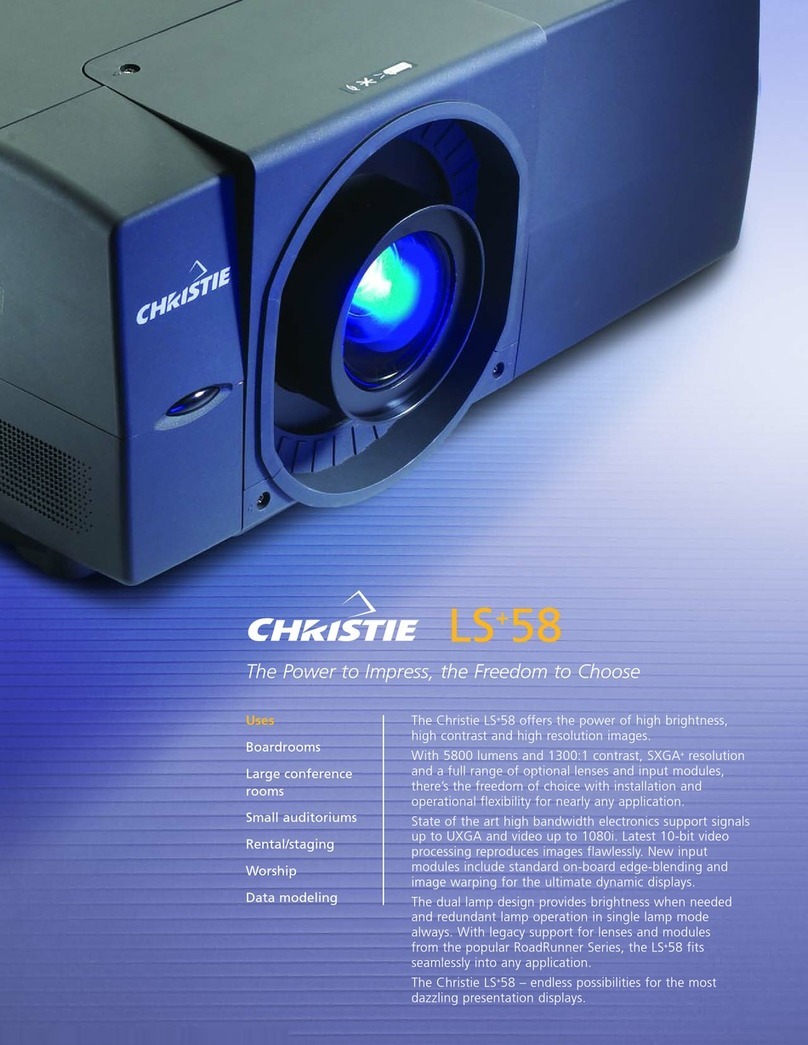 Christie LS+58 User manual