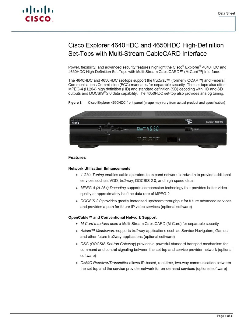 Cisco EXPLORER 4640HDC datasheet