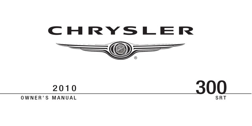 Chrysler 300 SRT 8 User manual Chrysler 300 SRT 8 User manual