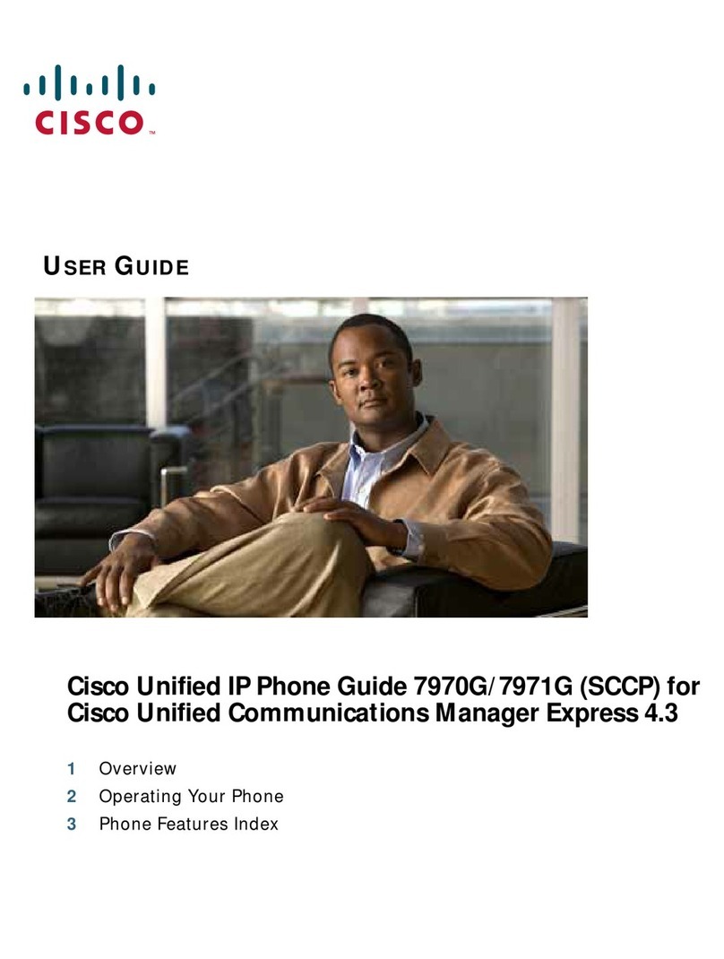 Cisco 7970G - IP Phone VoIP user guide