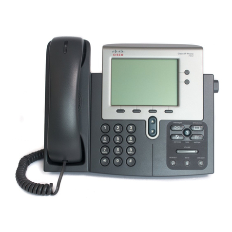 Cisco 7942G - Unified IP Phone VoIP User manual