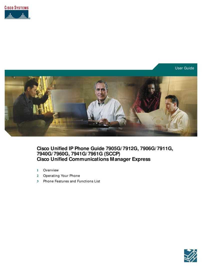 Cisco 7941G - Unified IP Phone VoIP User manual