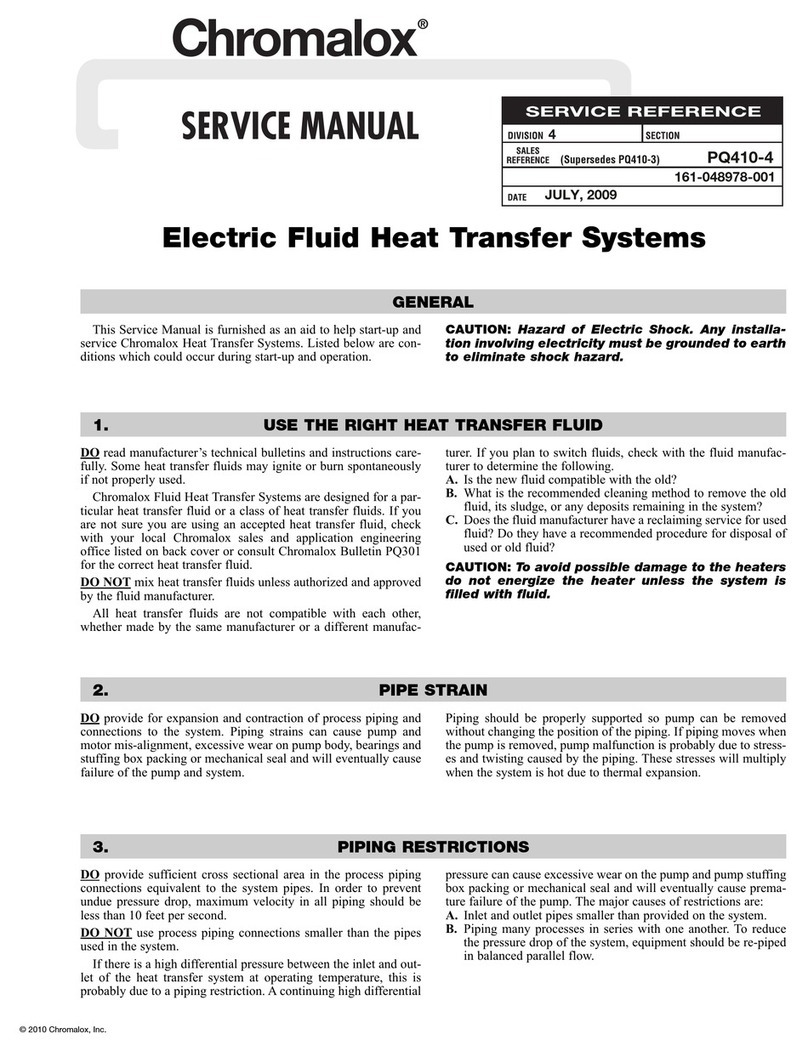 Chromalox PQ410-4 Service manual