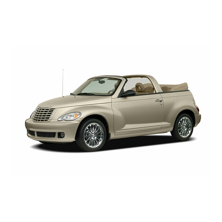 Chrysler 2006 PT Cruiser User manual