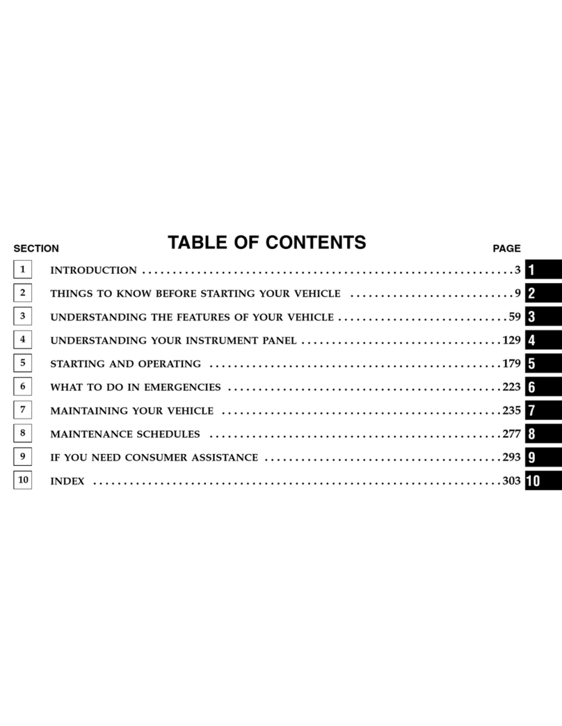 Chrysler 2005 300 SRT8 User manual