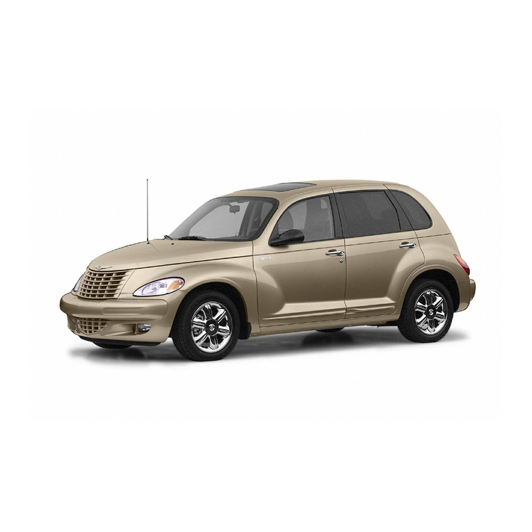 Chrysler 2004 PT Cruiser User manual Chrysler 2004 PT Cruiser User manual