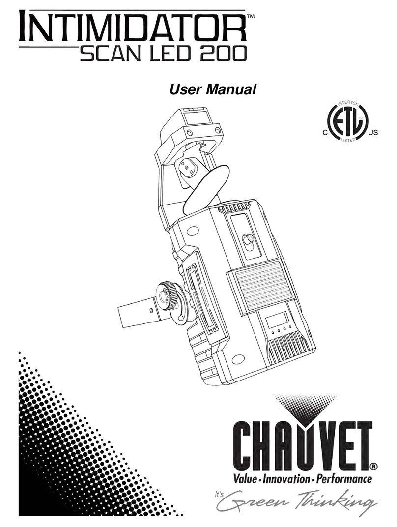 Chauvet INTIMIDATOR 200 User manual