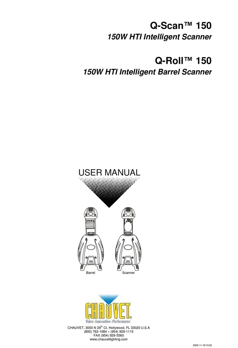 Chauvet Q-Roll 150 user manual