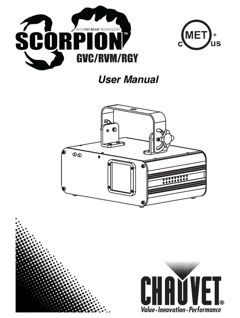 Chauvet Scorpion GVC user manual