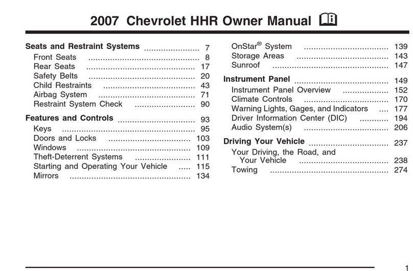 Chevrolet 2007 HH7 owner's manual