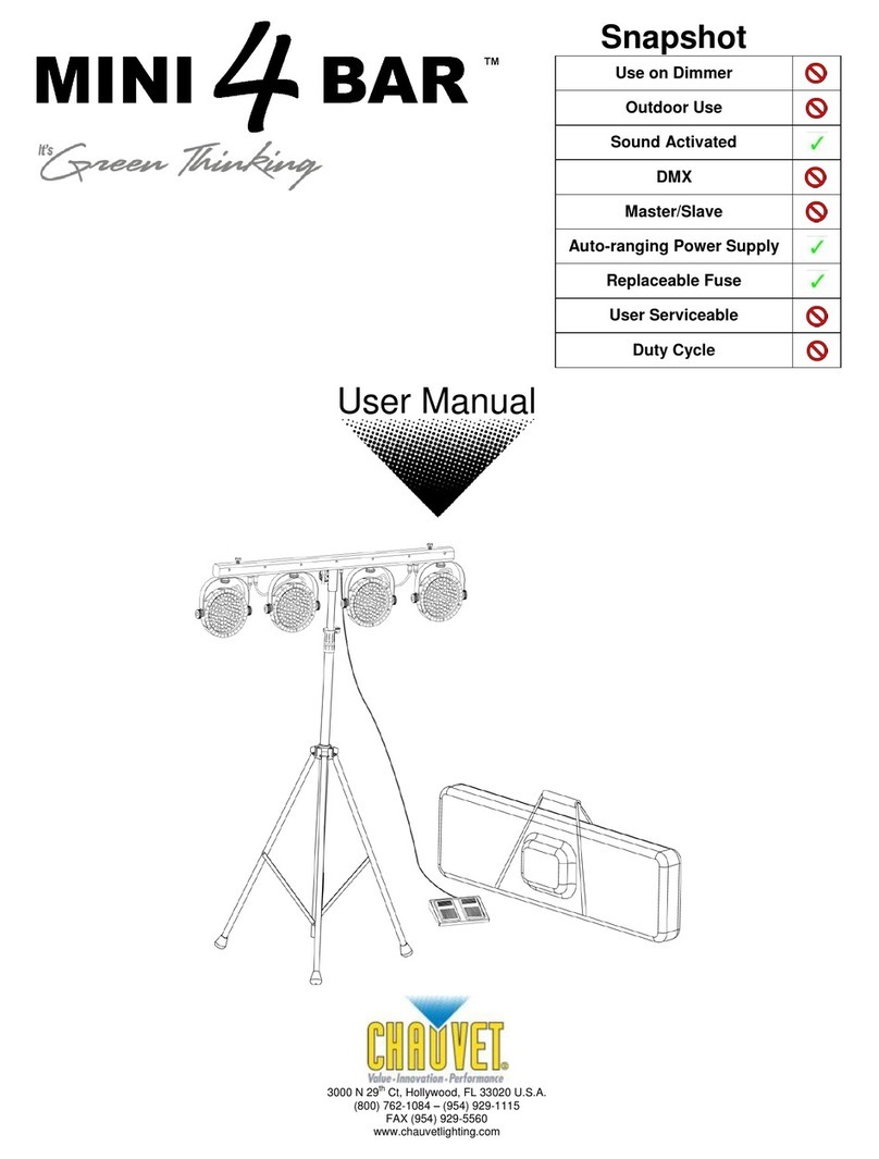Chauvet Work Light user manual