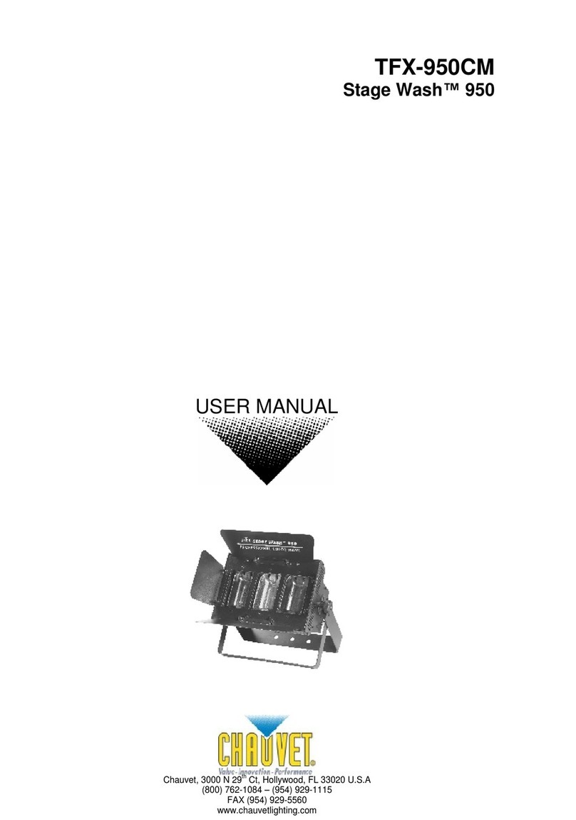 Chauvet TFX-950CM user manual
