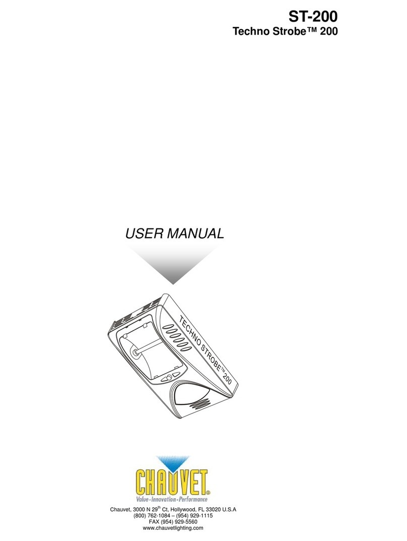 Chauvet Model ST-200 User manual