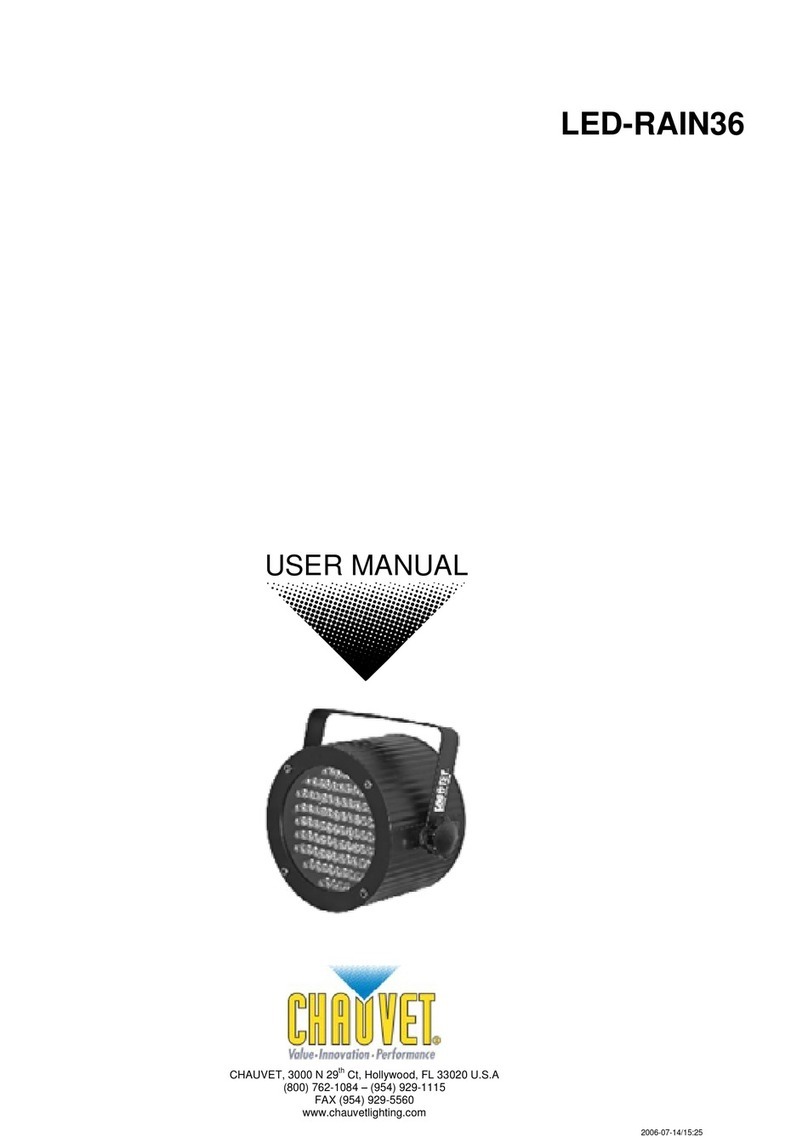 Chauvet LED-RAIN36 user manual