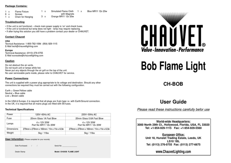 Chauvet CH-BOB user guide