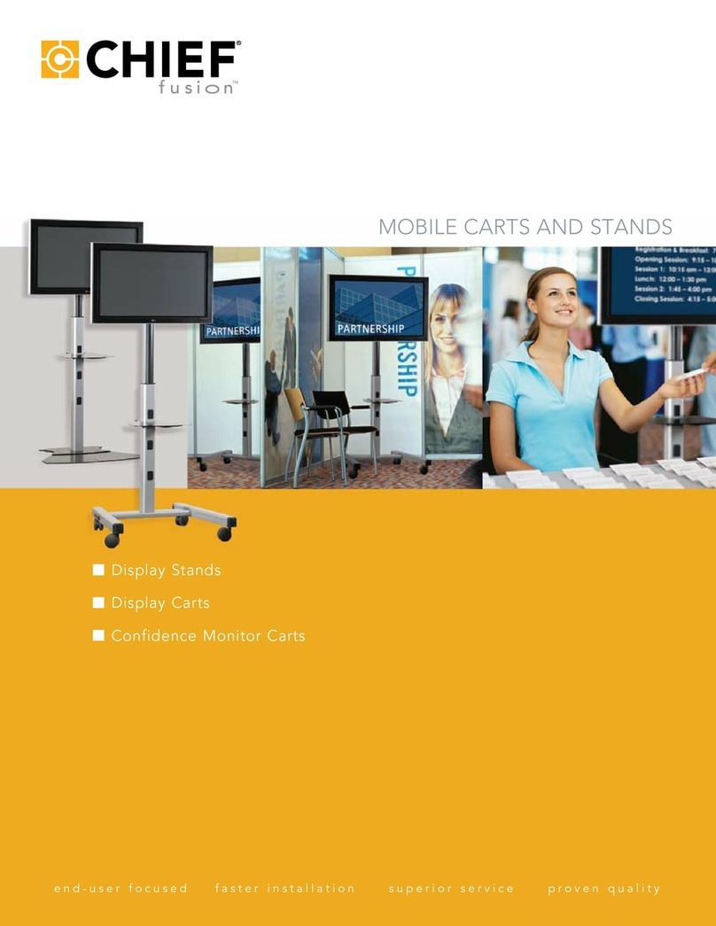 CHIEF Fusion Mobile Carts & Stands brochure