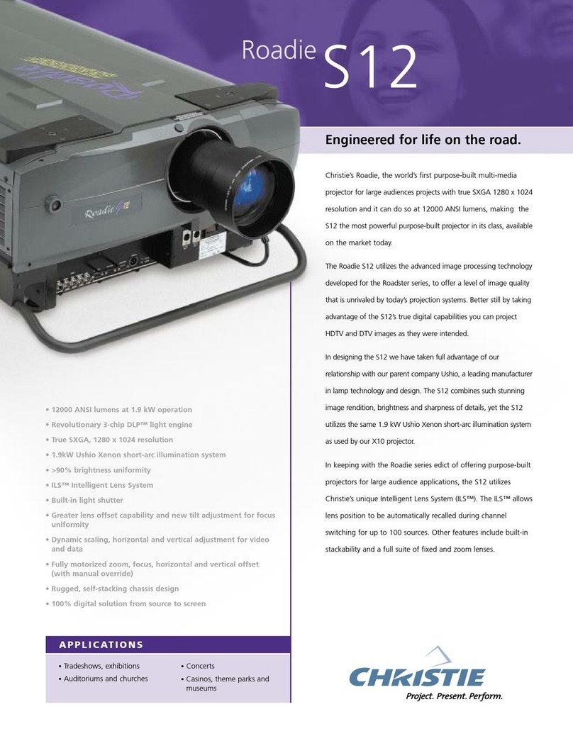 Christie MultiSync EA274WMi User manual