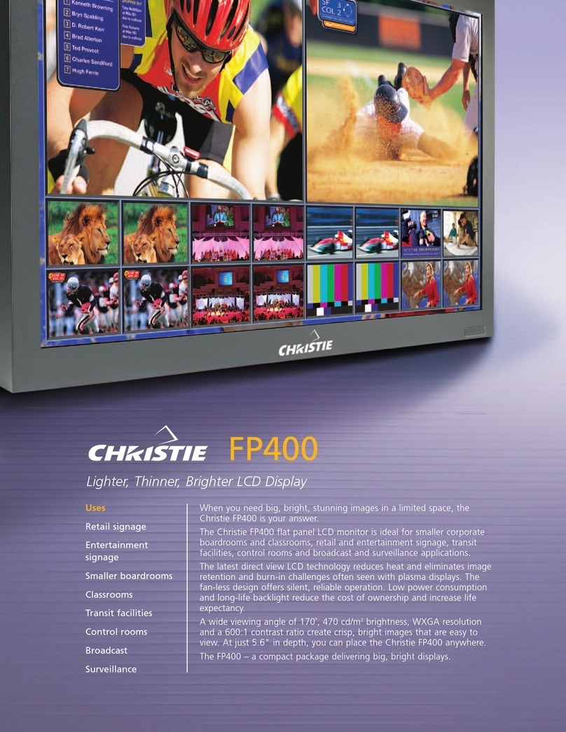 Christie FP400 User manual