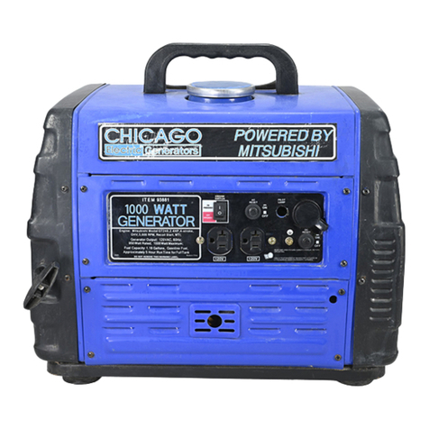 Chicago Electric 93881 Assembly and operating instructions