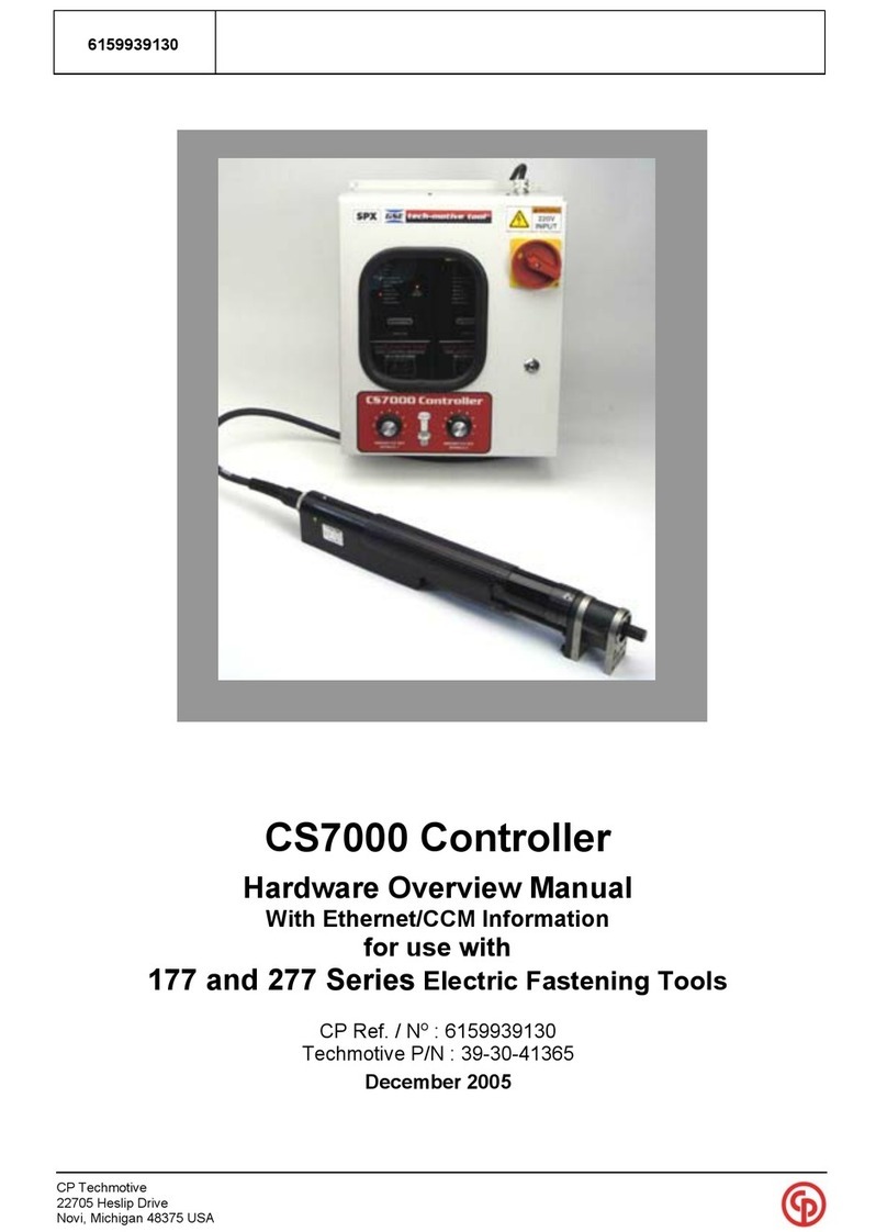 Chicago Pneumatic CS7000 Hardware overview manual