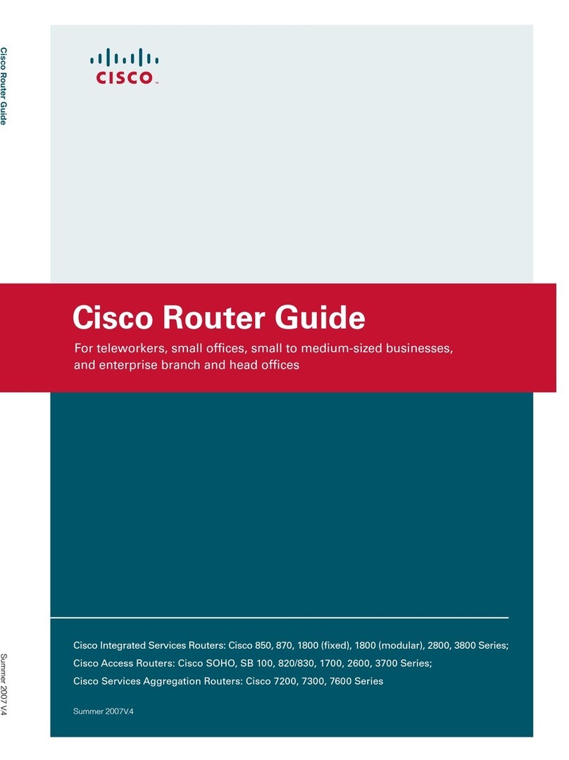 Cisco 850 Series User manual