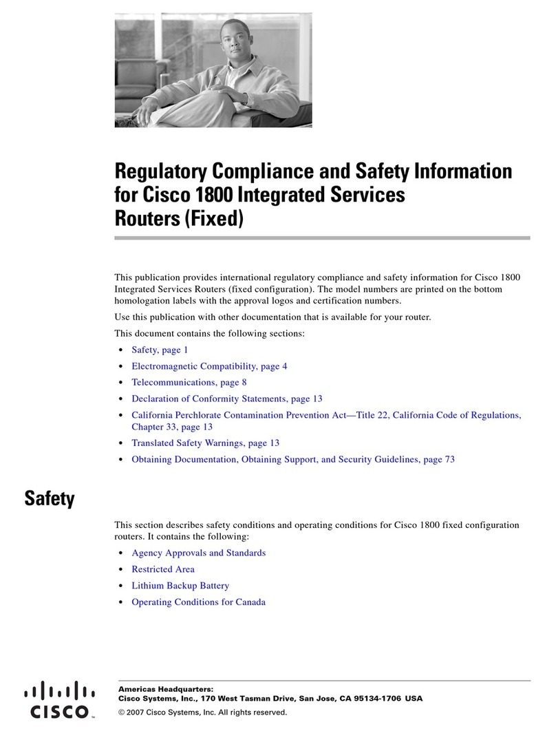 Cisco 1800 Series Original instructions