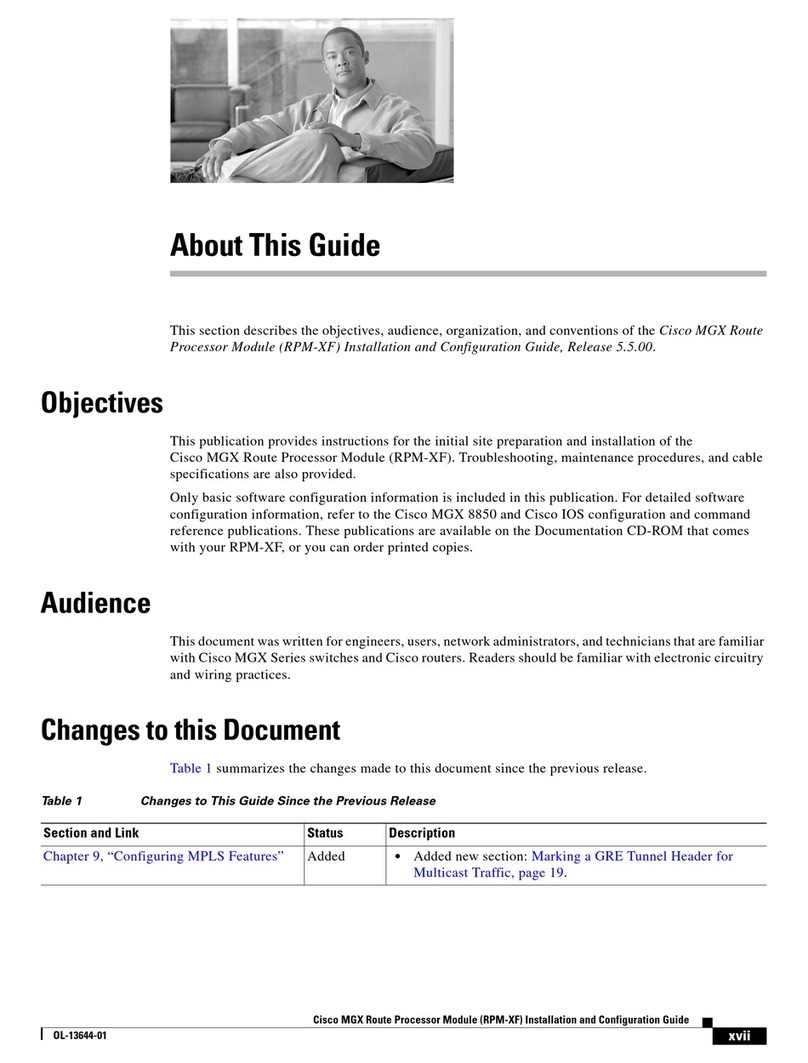 Cisco RPM-XF User manual