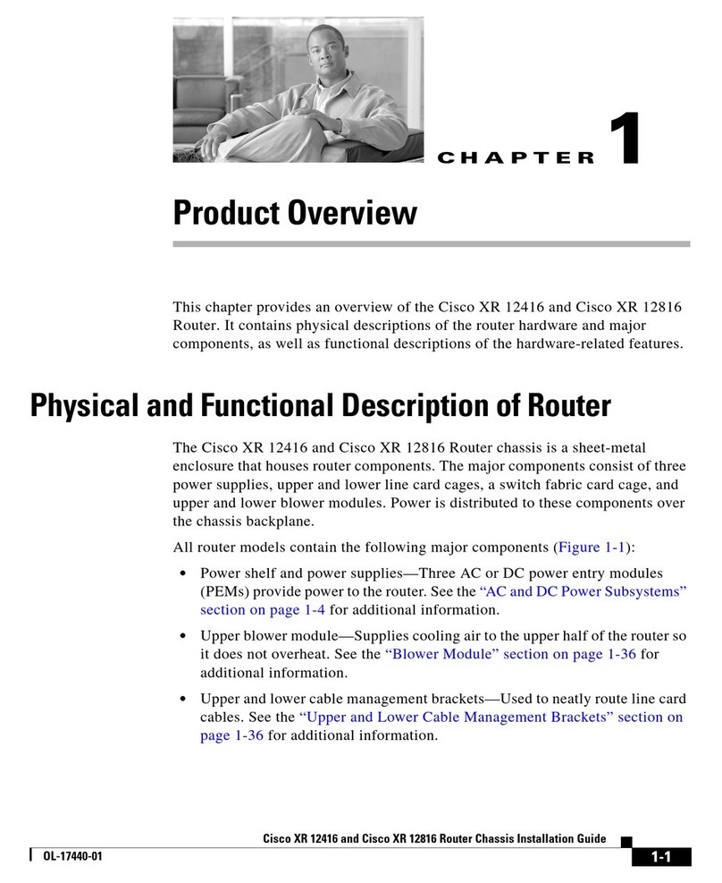 Cisco XR 12416 User manual