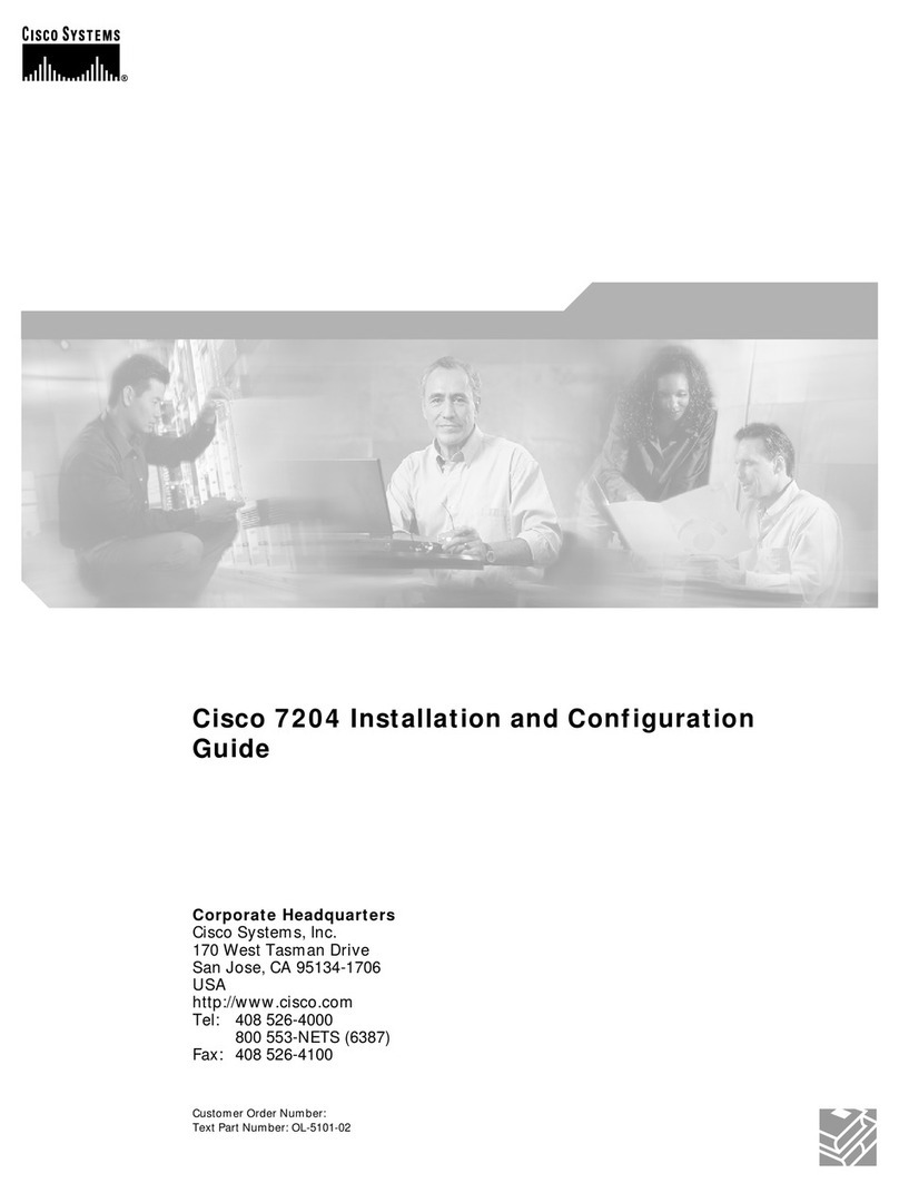 Cisco 7204 - VXR Router Installation and configuration guide