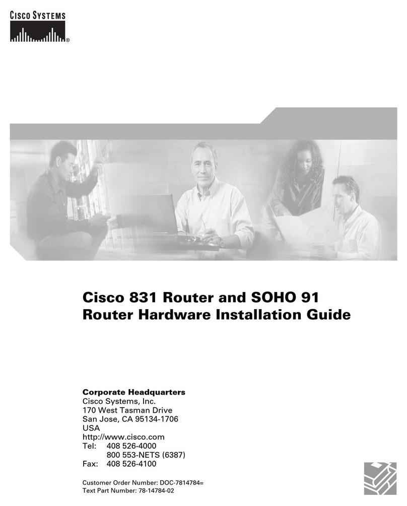 Cisco Router Cisco 831 Manual