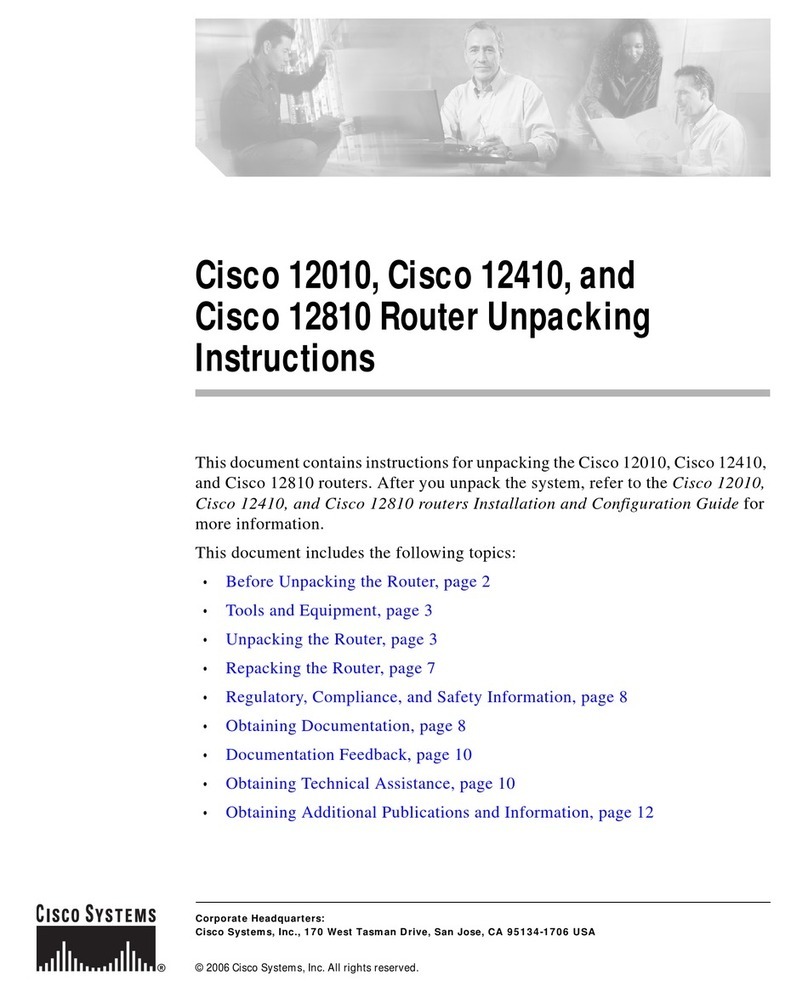 Cisco 12010 series User manual