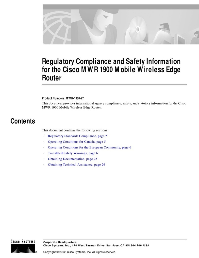 Cisco MWR-1900-27 Original instructions