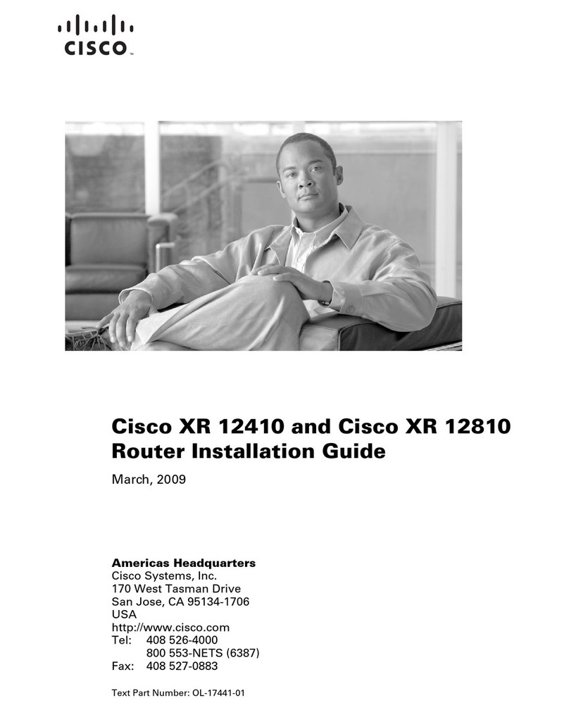 Cisco XR 12410 User manual