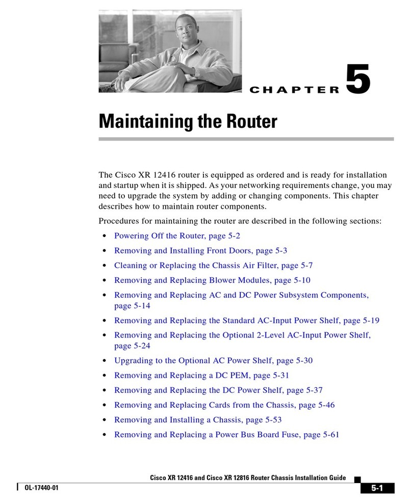 Cisco XR 12416 User manual